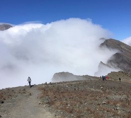 Kilimanjaro, 5.895 m, Mt. Meru, 4.566 m